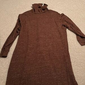 Turtle neck maroon dress from old navy size 2x